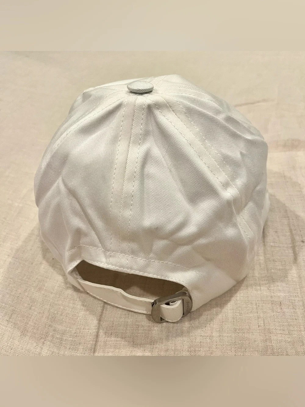 Gucci $590 Venice Embroidered Logo Baseball Cap